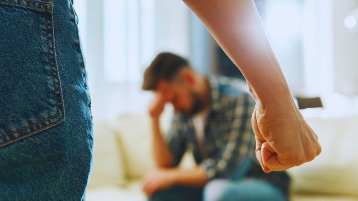 Blogs 1 Domestic violence allegation concept showing a tense household situation, representing criminal defense issues in Fort Lauderdale domestic violence cases.